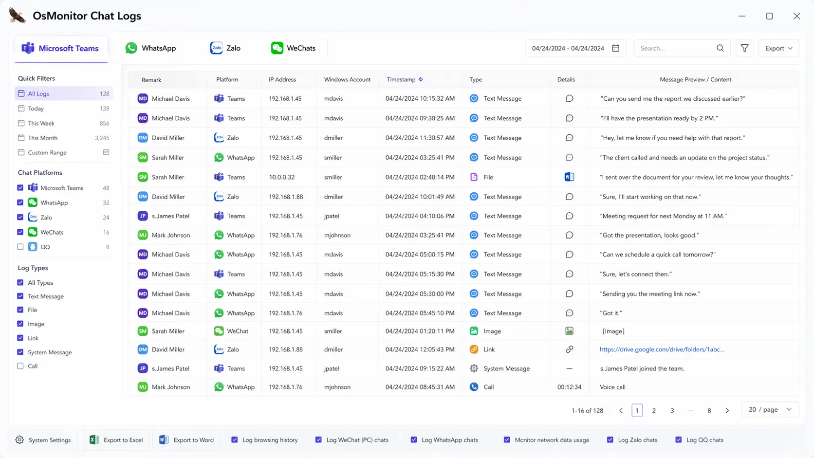 osmonitor-whatsapp-teams-chat-monitoring-logs